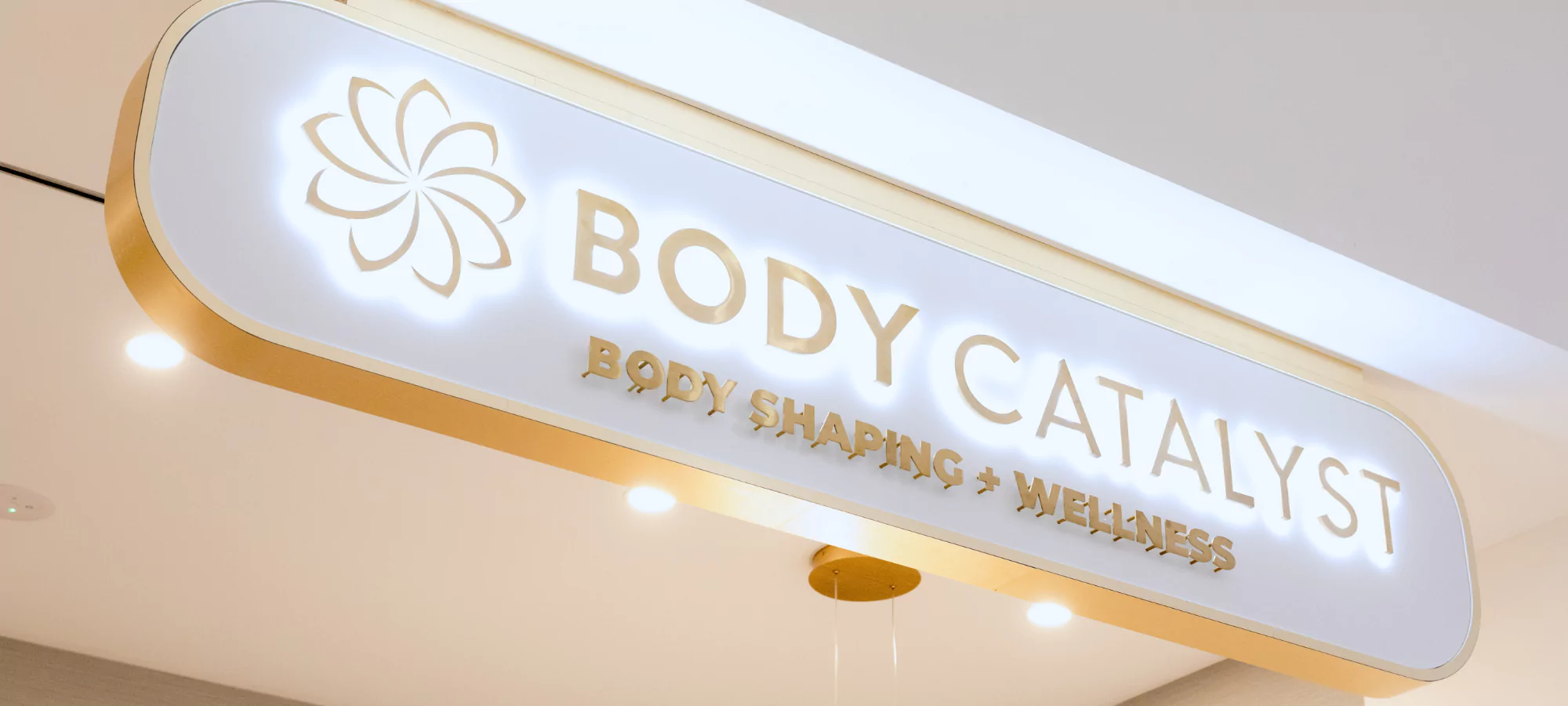 Body Catalyst Fat Freezing Clinic Sign