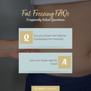 Frosty Facts: Freezing Away Your Fat Freezing FAQs! ❄️ ⁠
⁠
Whether you're wondering about the procedure itself, how many sessions you need, or what to expect afterward, we've compiled all the answers to your burning (or should we say freezing?🥶) questions! 🥳⁠
⁠
Didn't answer your question? Leave it in the comments or dm us for a private answer! 💙⁠
⁠
Now that your hesitations are eased, click the link in bio to start your fat freezing journey today! ⁠
⁠
#bodycatalyst #cryo #cryolipolysis #fatfreezing #fatreduction #weightloss #bodytransformation #fatloss #wellness #health #healthylifestyle #noninvasivelipo #bodypositive #selfcare #selflove #fatfreezingsydney